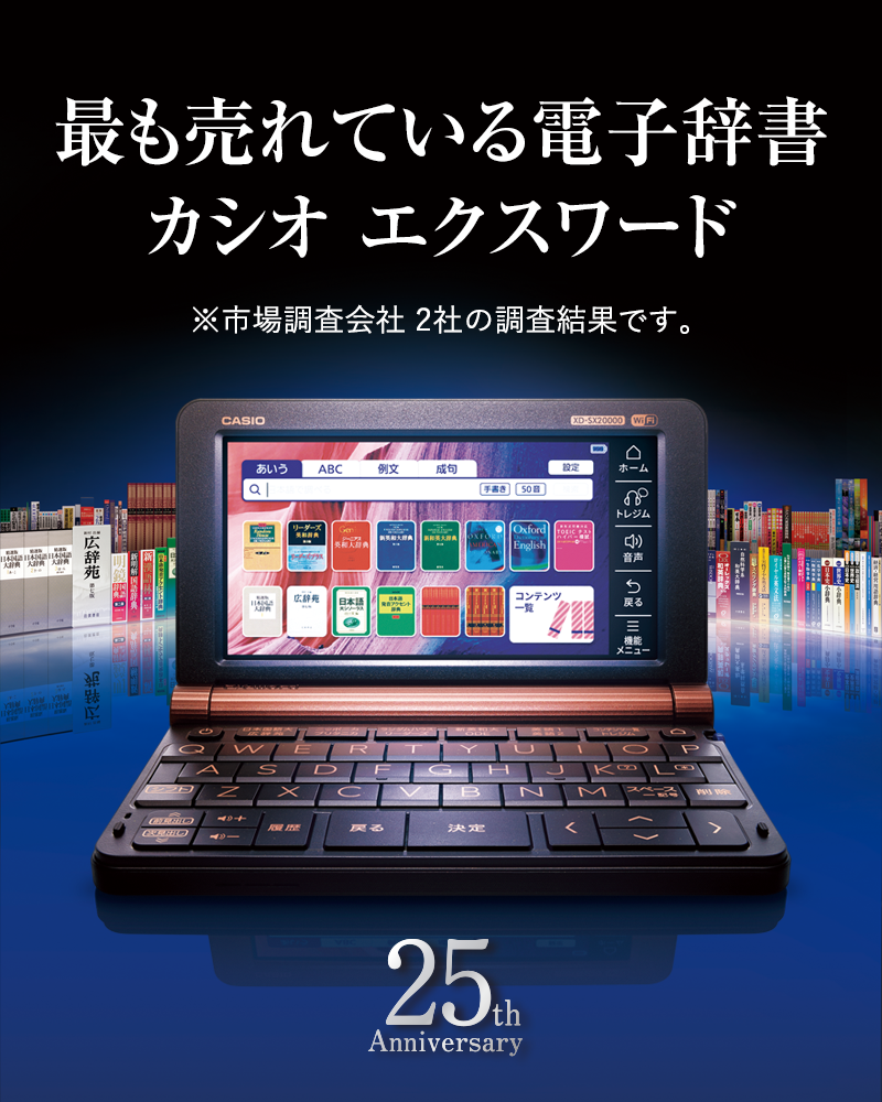 パーティを彩るご馳走や 電子辞書 EX-word 7350